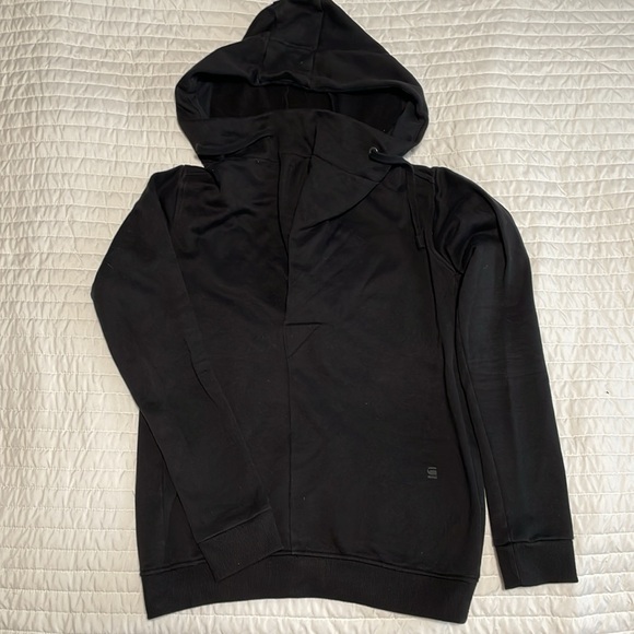 XARIN SLIM DRAPEY HOODED SWEATER SIZE SMALL - Picture 5 of 11